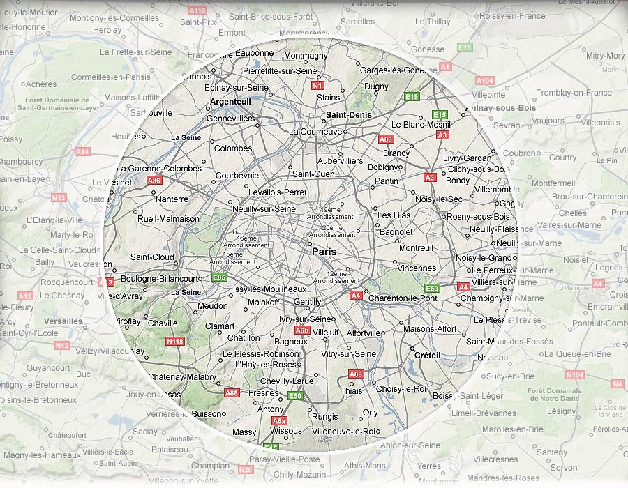 Zone de livraison gratuite PARIS